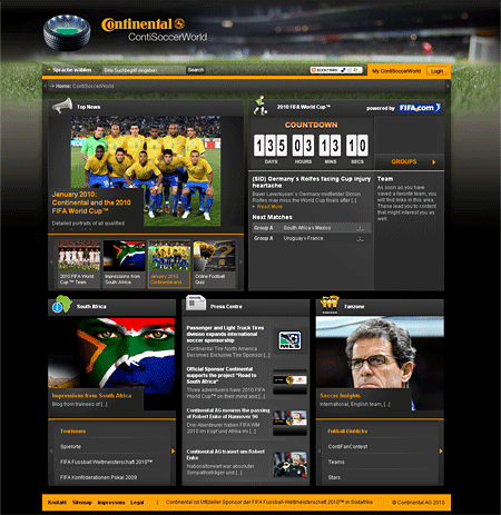 Screenshot ContiSoccerWorld