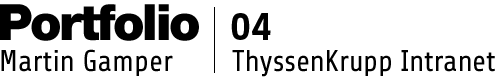 Referenzen 04 | ThyssenKrupp Intranet